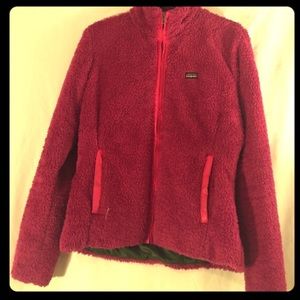 Pink Patagonia zip up jacket